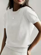 Women's Simple Thin Short Sleeve Summer Sweater