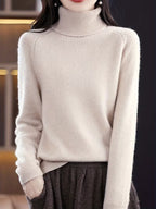 Women's Warm Collared Loose-Fit Base Layer Sweater