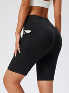 Women's High-Elastic Sports Shorts for Cycling & Yoga