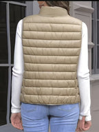 Women's Stand Collar Short Vest Jacket