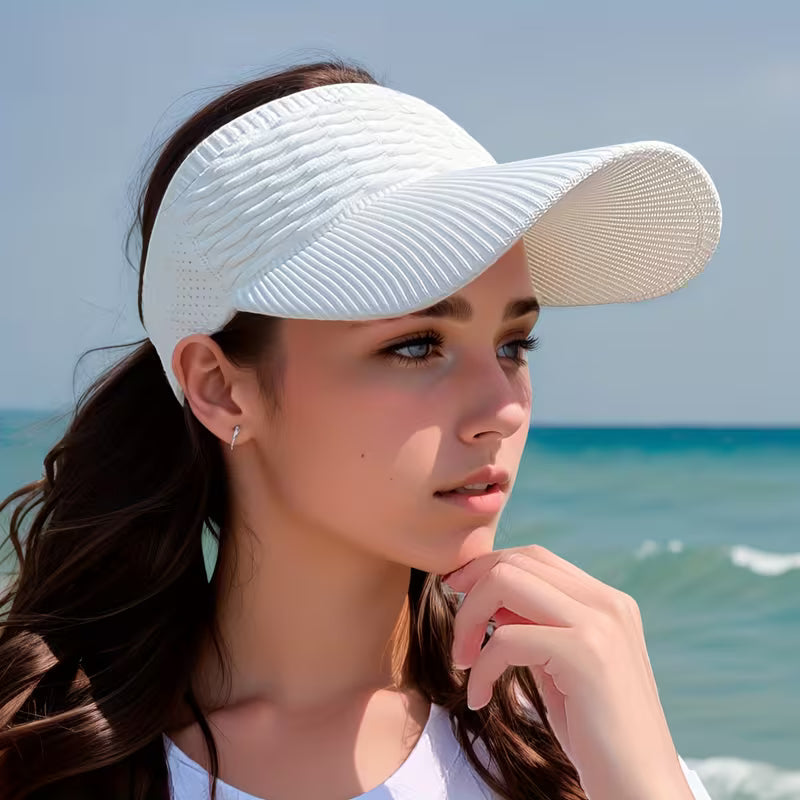 Women's Water Ripple Fold Visor Hat