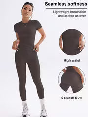 Women's Fitted Fitness Two-Piece Set