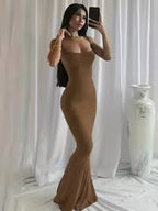 Women's Spaghetti Strap Lounge Nightgown