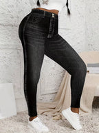 Women's Plus Size Digital Print Leggings