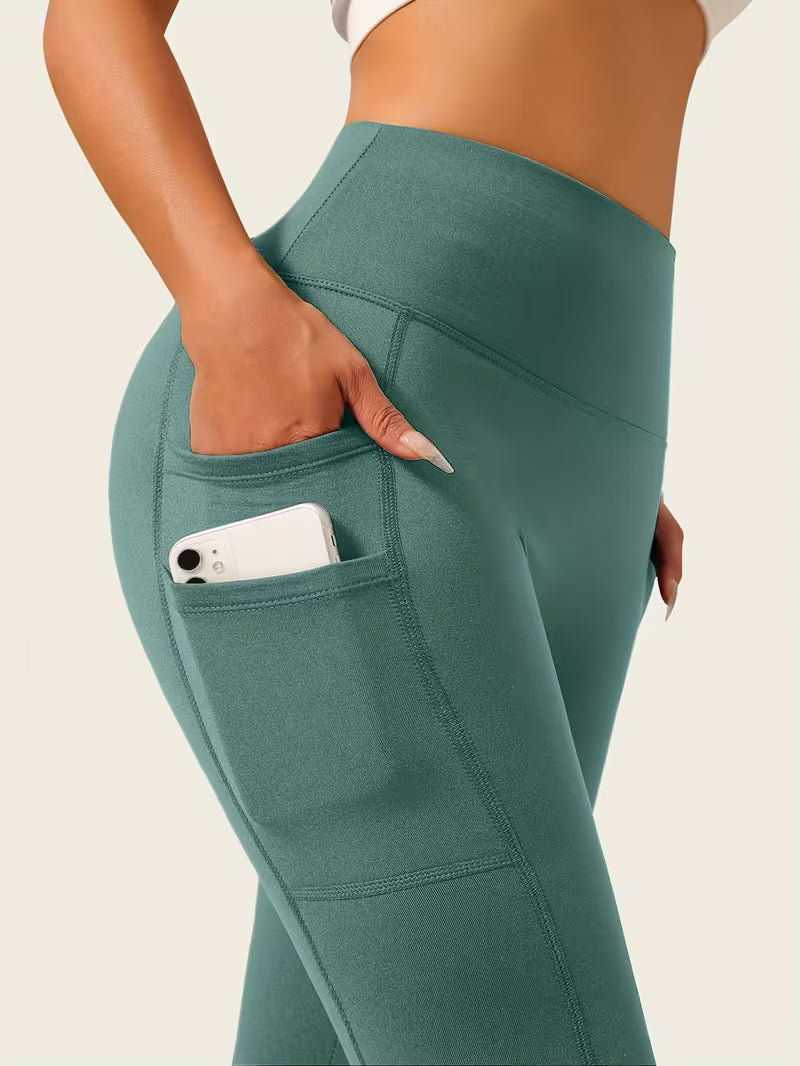 Women's High-Waisted Double Pocket Leggings