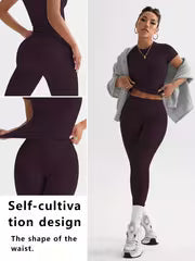 Women's Fitted Fitness Two-Piece Set