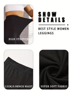 Women's Super Soft Sports Leggings, 2-Pack