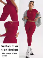 Women's Fitted Fitness Two-Piece Set