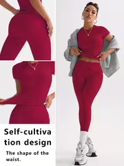Women's Fitted Fitness Two-Piece Set