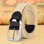 Unisex Casual Needle Buckle Elastic Belt