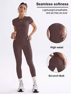 Women's Fitted Fitness Two-Piece Set