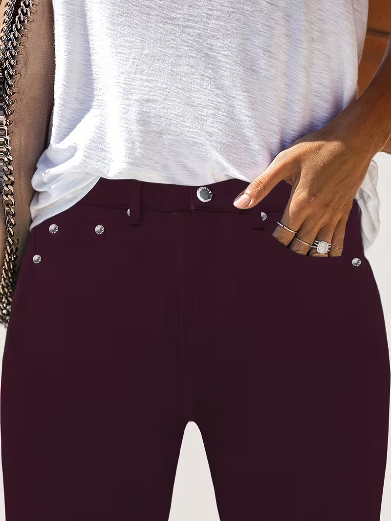 Women's Black High-Waisted Skinny Jeans