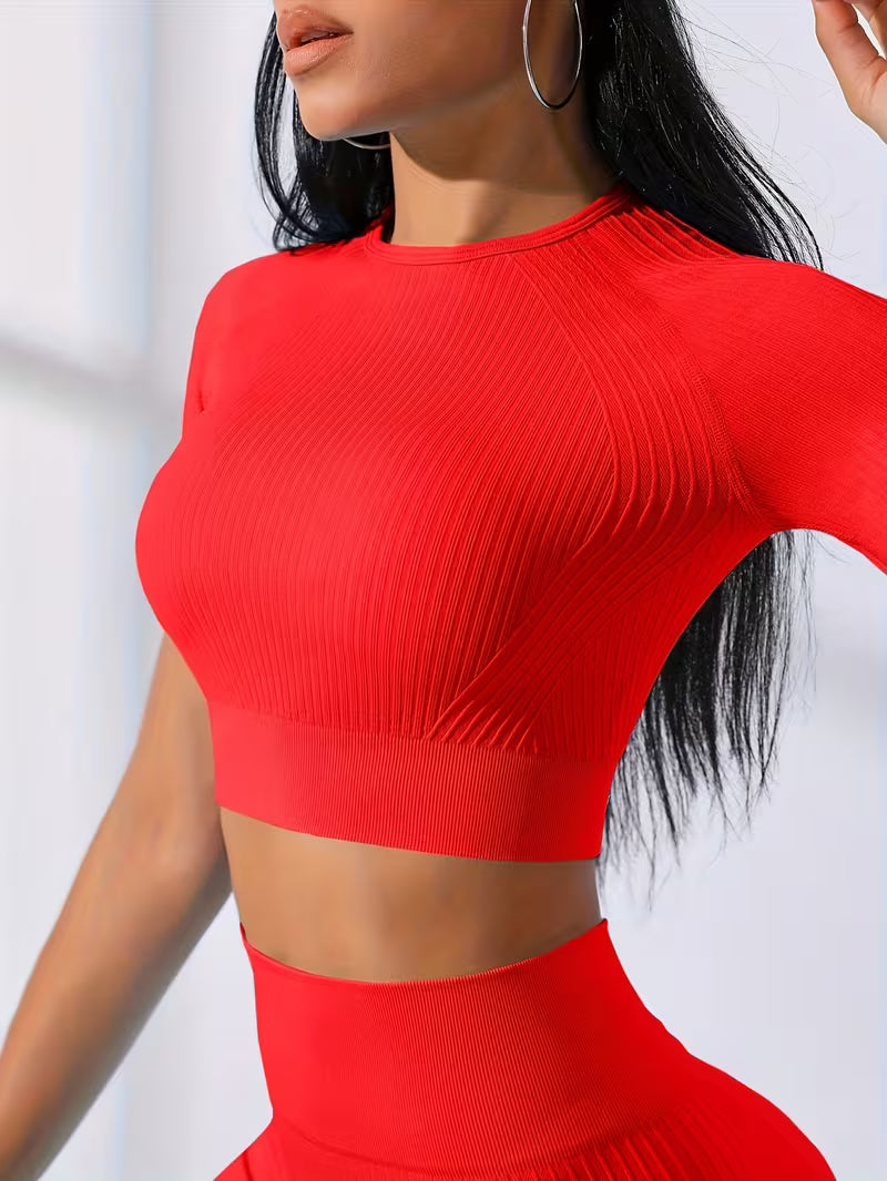 Women's 2-Piece Yoga Top & Legging Set