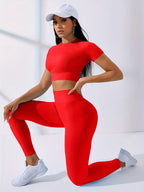 Women's 2-Piece Yoga Top & Legging Set