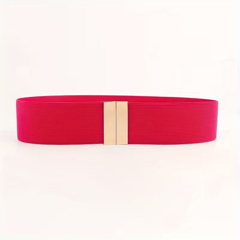Women's Wide Elastic Stretch Waist Belt