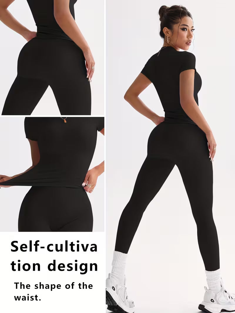 Women's Fitted Fitness Two-Piece Set