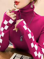 Women's High-Neck Slim-Fit Base Layer Sweater