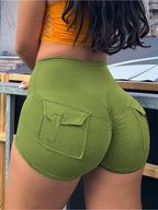 Women's Y2K Style Fitted Short Shorts