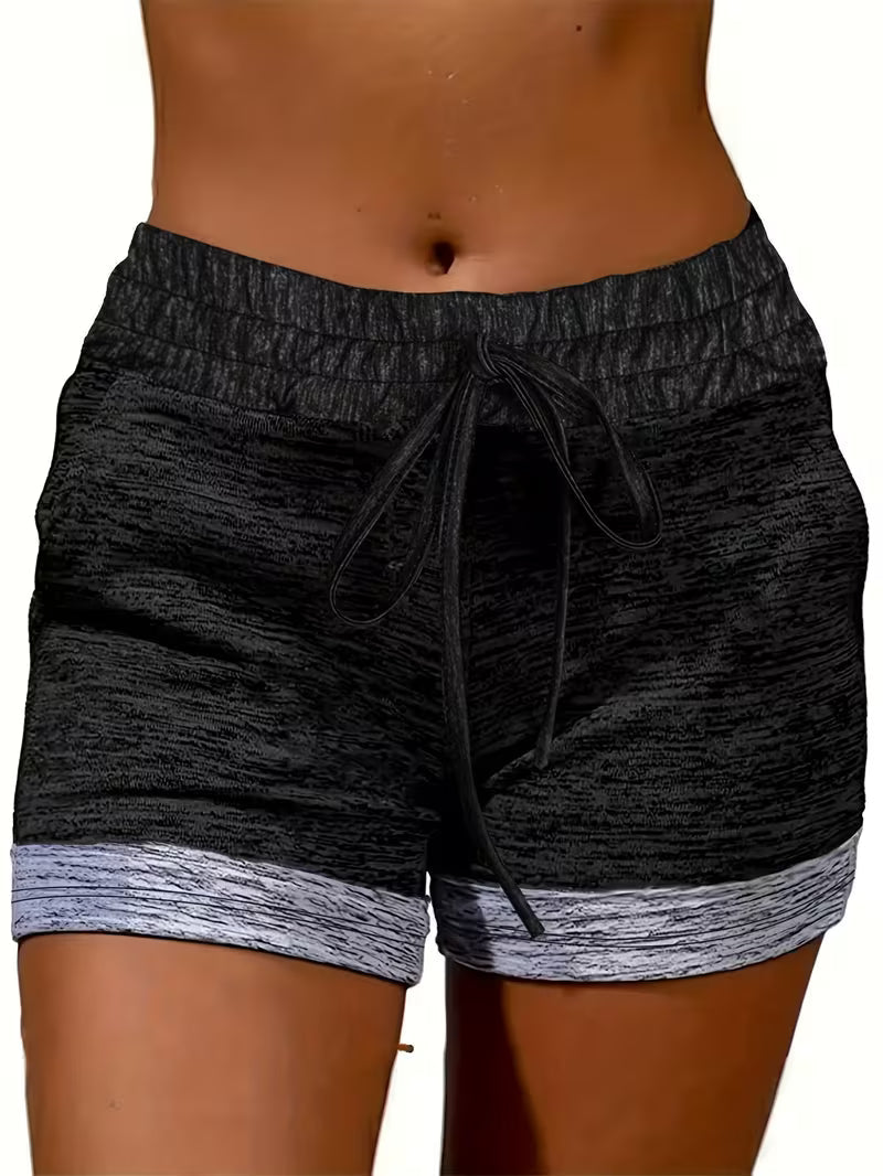 Women's Gradient Print Trendy Street Shorts