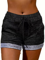 Women's Gradient Print Trendy Street Shorts