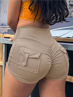 Women's Y2K Style Fitted Short Shorts