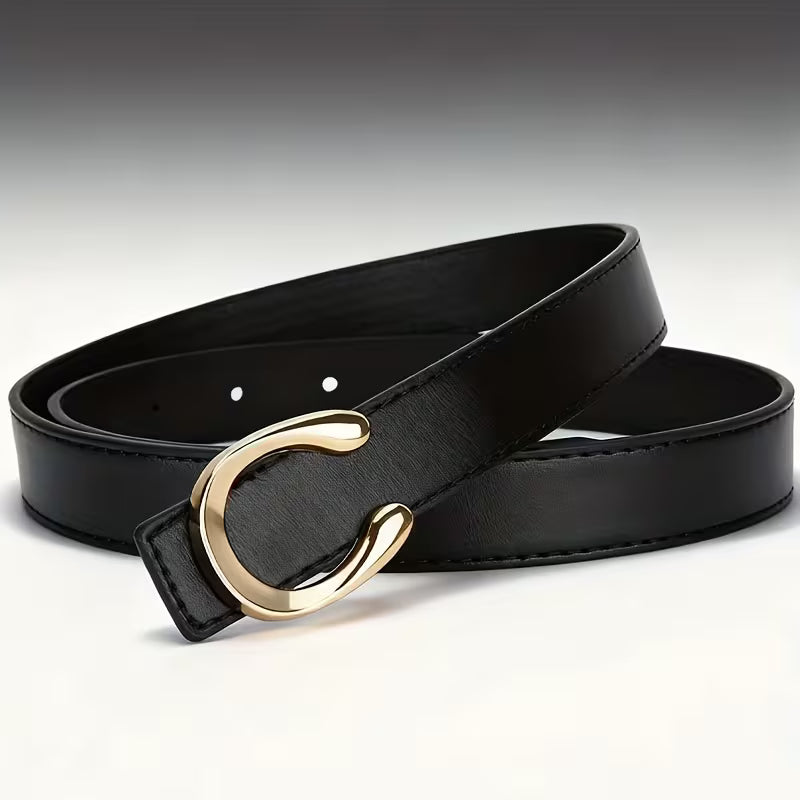 Women's 2-Pack Detachable PU Leather Belts
