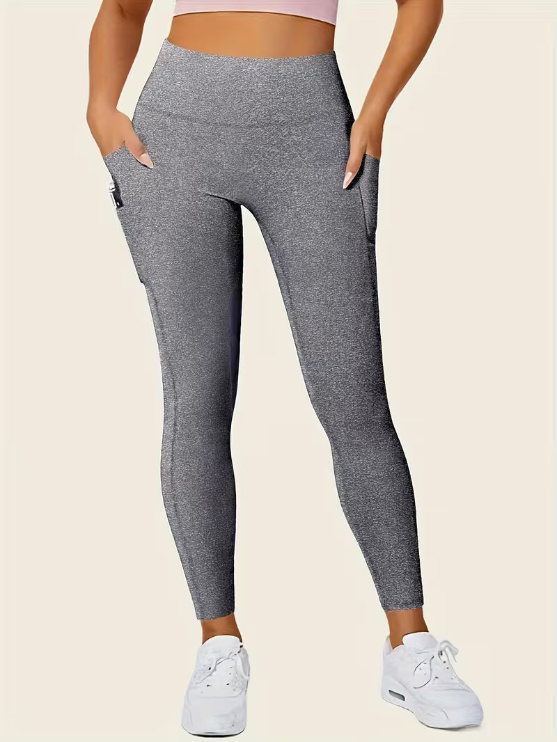 Women's High-Waisted Double Pocket Leggings