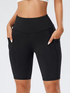 Women's High-Elastic Sports Shorts for Cycling & Yoga