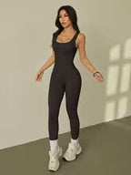 Women's Tummy Control Seamless Ribbed Shapewear Bodysuit