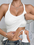 Women's 2-in-1 Padded Cami Tank Top