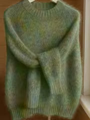 Women's Brushed Mohair Blend Raglan Sweater
