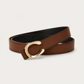 Women's 2-Pack Detachable PU Leather Belts
