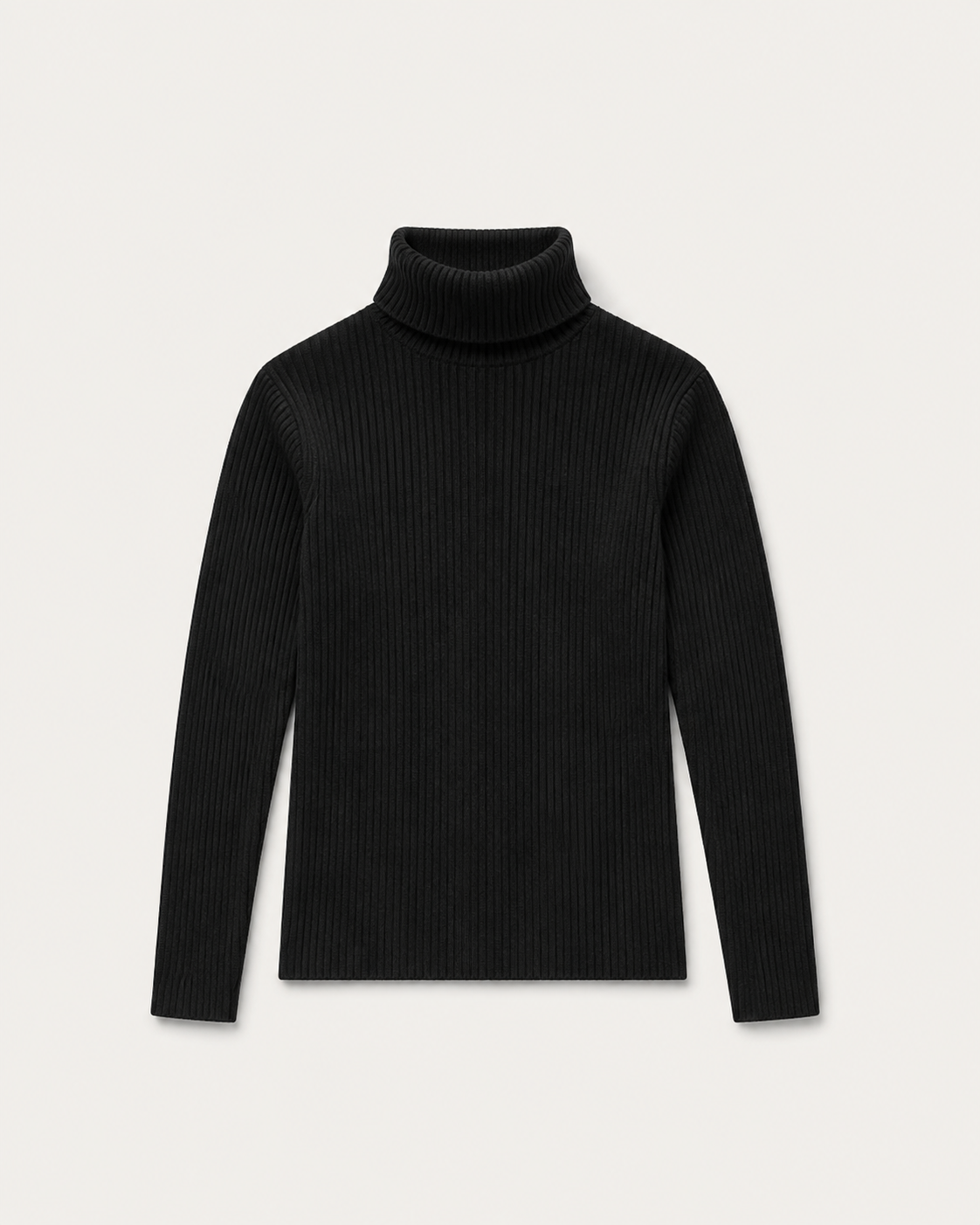 Women's High Turn-Collar Pullover Sweater Set