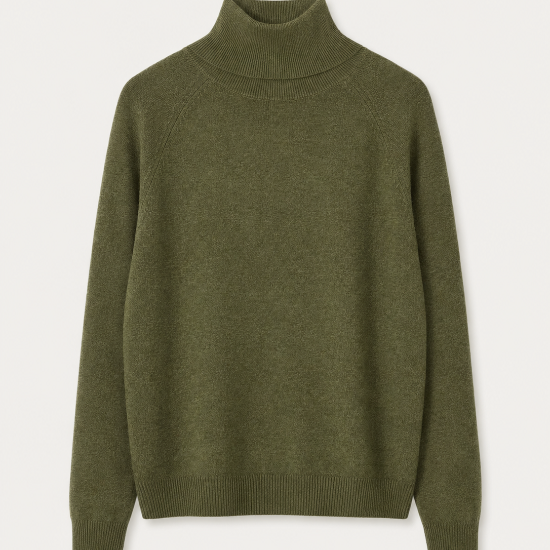 Women's Warm Collared Loose-Fit Base Layer Sweater