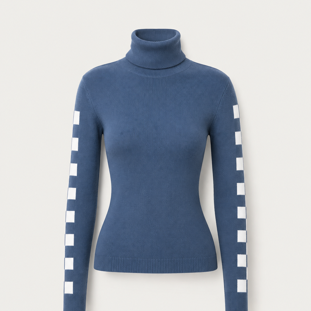 Women's High-Neck Slim-Fit Base Layer Sweater