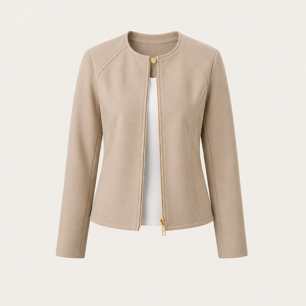 Women's Elegant Solid Color Casual Jacket