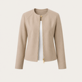 Women's Elegant Solid Color Casual Jacket