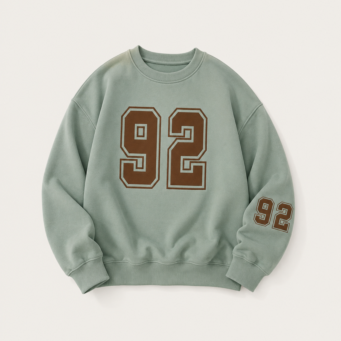Women's Round Neck Letter Print Casual Sweatshirt