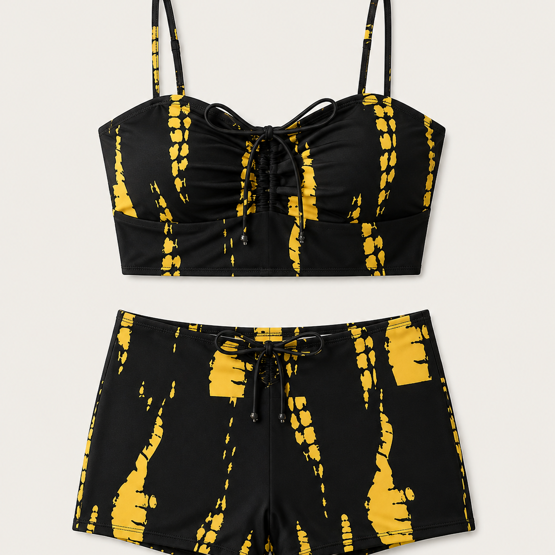 Women's High-Waisted Geometric Print Pants
