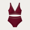 Women's High-Waist Push-Up Bikini Set