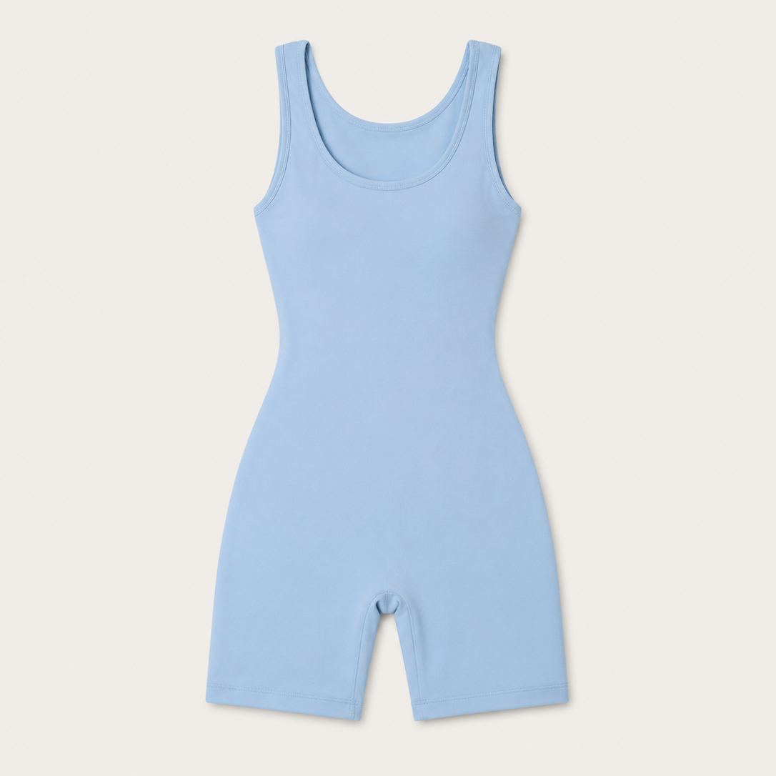Women's Backless Halter Neck Short Jumpsuit