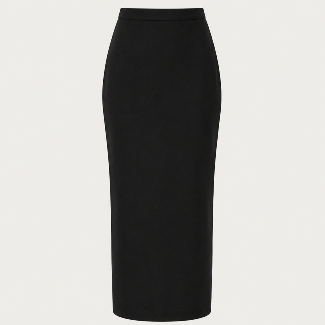 Women's Solid Color Fitted Half-Skirt