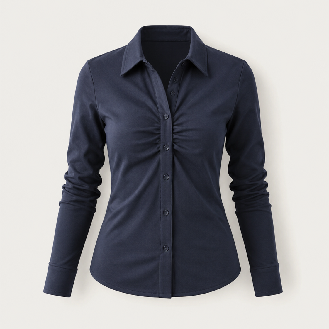 Women's Long-Sleeve Lapel T-Shirt for Spring & Summer