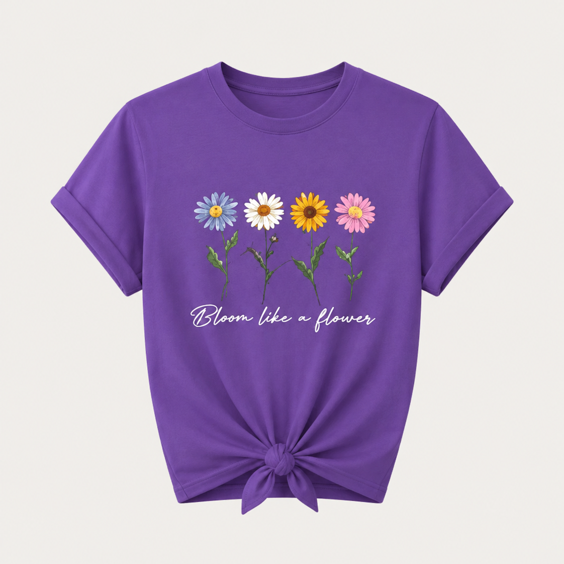 Women's Geometric Print Casual T-Shirt, Relaxed Fit