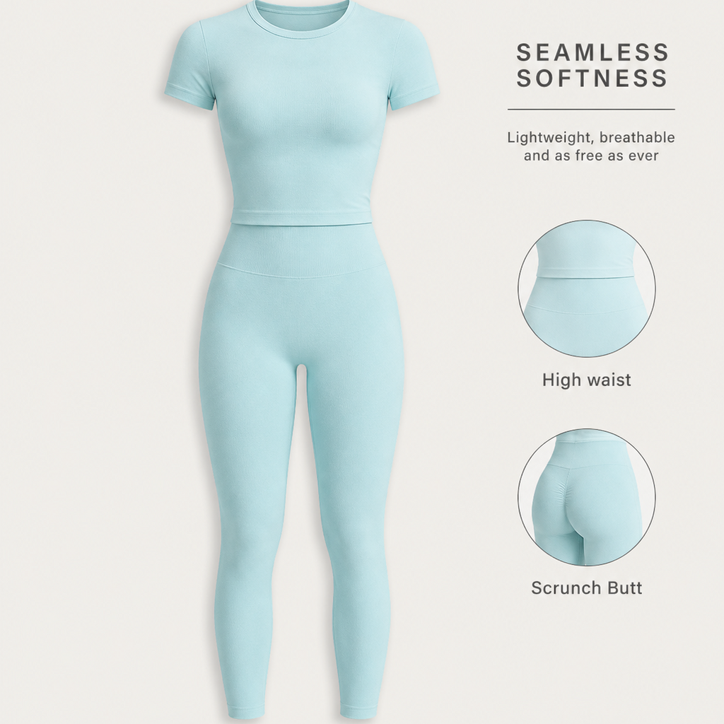 Women's Fitted Fitness Two-Piece Set