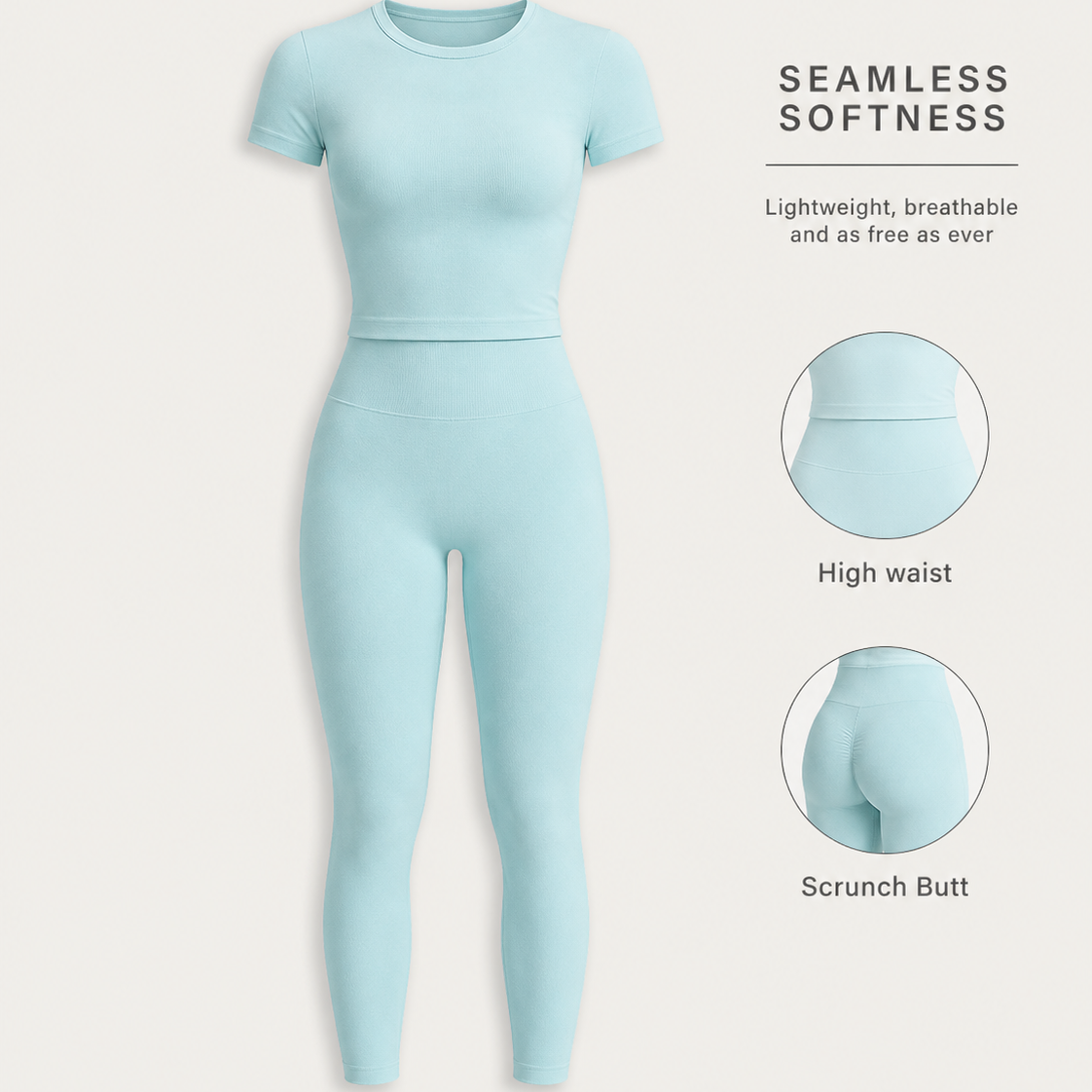 Women's Fitted Fitness Two-Piece Set