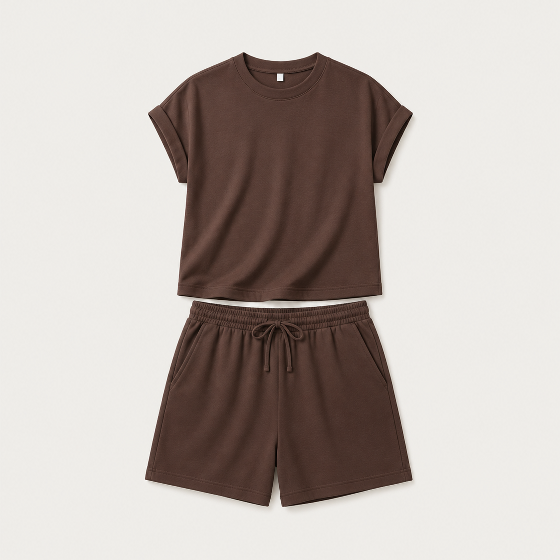 Women's Figure-Flattering Top & Shorts Set