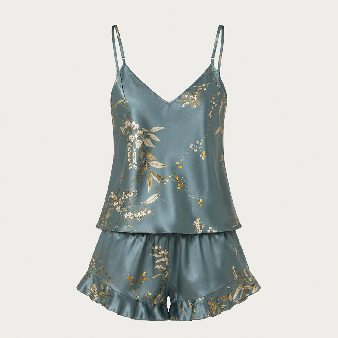 Women's Cherry Print Camisole Pajama Set