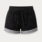 Women's Gradient Print Trendy Street Shorts