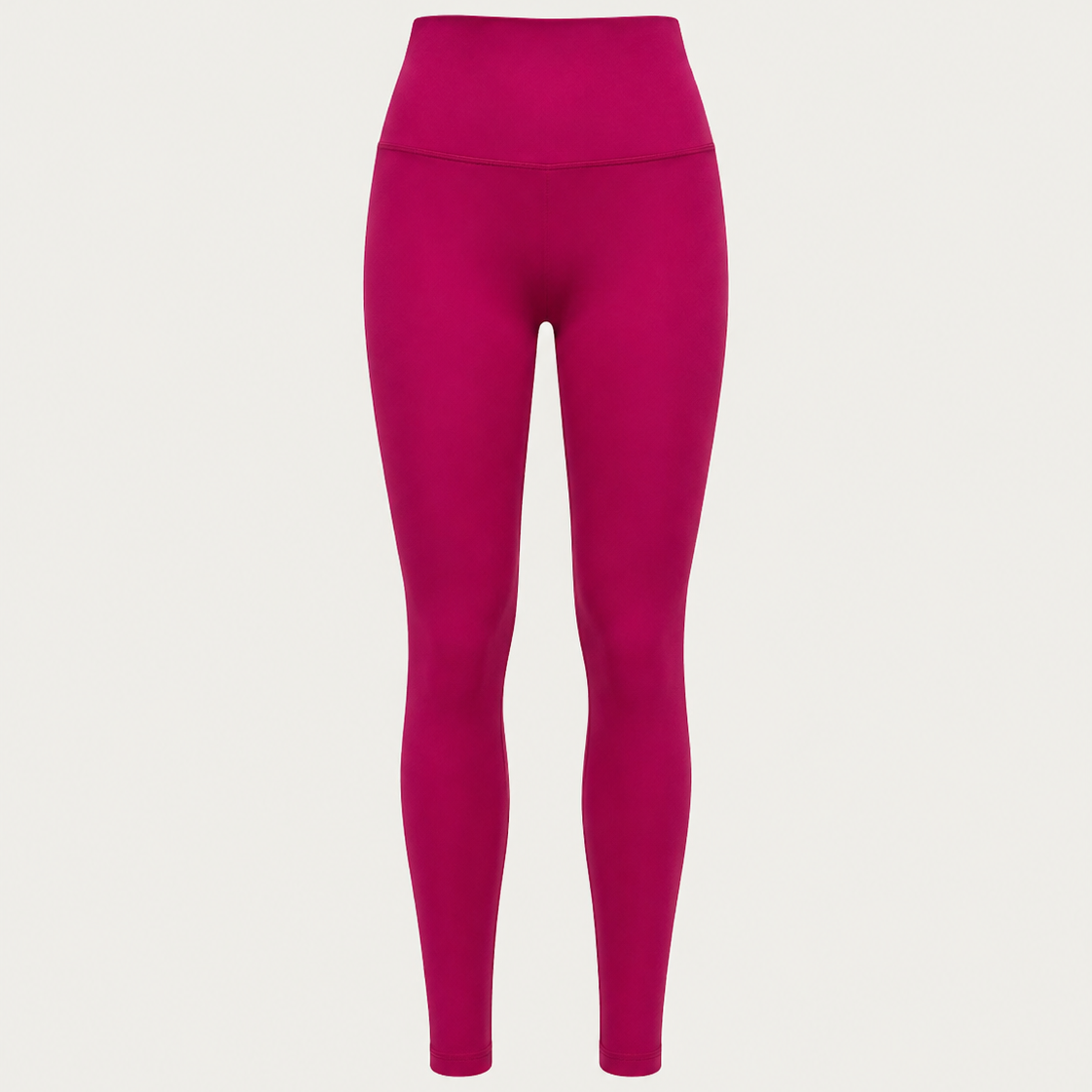 Women's Solid Color High-Waist Pocket Leggings